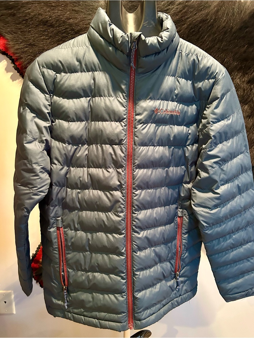 Columbia Men’s Thermal Coil Puffer Jacket - Dk Teal Sz M:S W:M/L